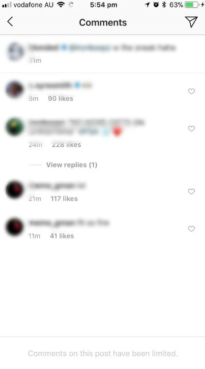 [Fixed] Comments on this post have been limited Mean Instagram