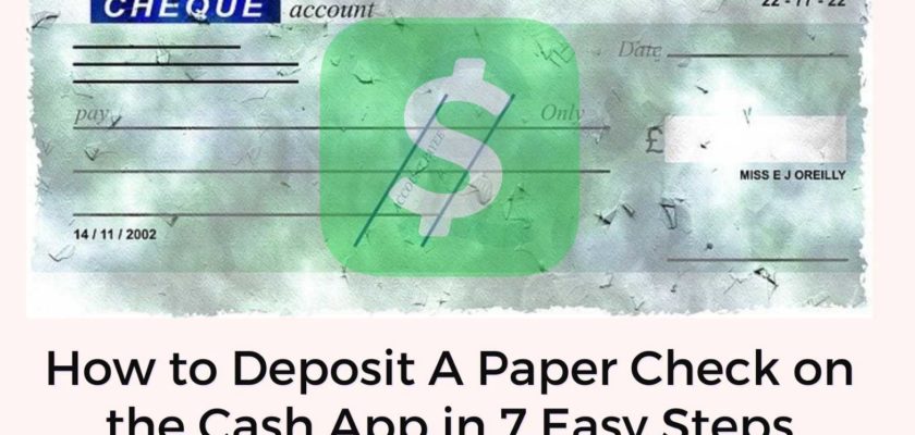 how to deposit a paper check on Cash App